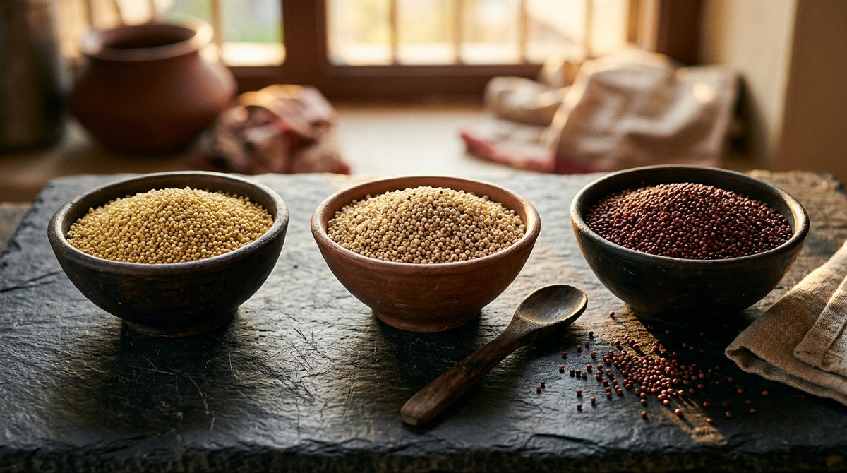 Ancient Millets vs Refined Atta: The Science of Glycemic Index, Resistant Starch & Postprandial Glucose Stabilization
