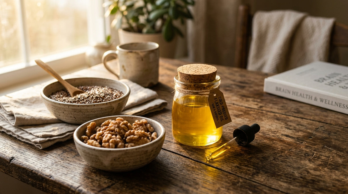 Afternoon Brain Fog & Memory Lapses: Why Your Brain Cells Are Starving for Pure Flax & Walnut Lipids