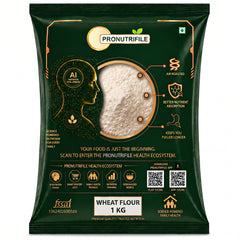 ProNutriFile Stone-Ground Premium Whole Wheat Flour (Atta)