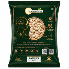 ProNutriFile Premium Whole Cashews (W320) | Raw & Creamy