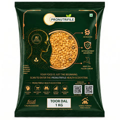 ProNutriFile Premium Arhar Toor Dal | Polish-Free & Triple-Washed