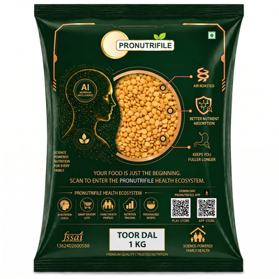 ProNutriFile Premium Arhar Toor Dal | Polish-Free & Triple-Washed