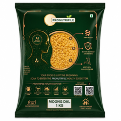 ProNutriFile Premium Split Yellow Moong Dal | Triple-Washed