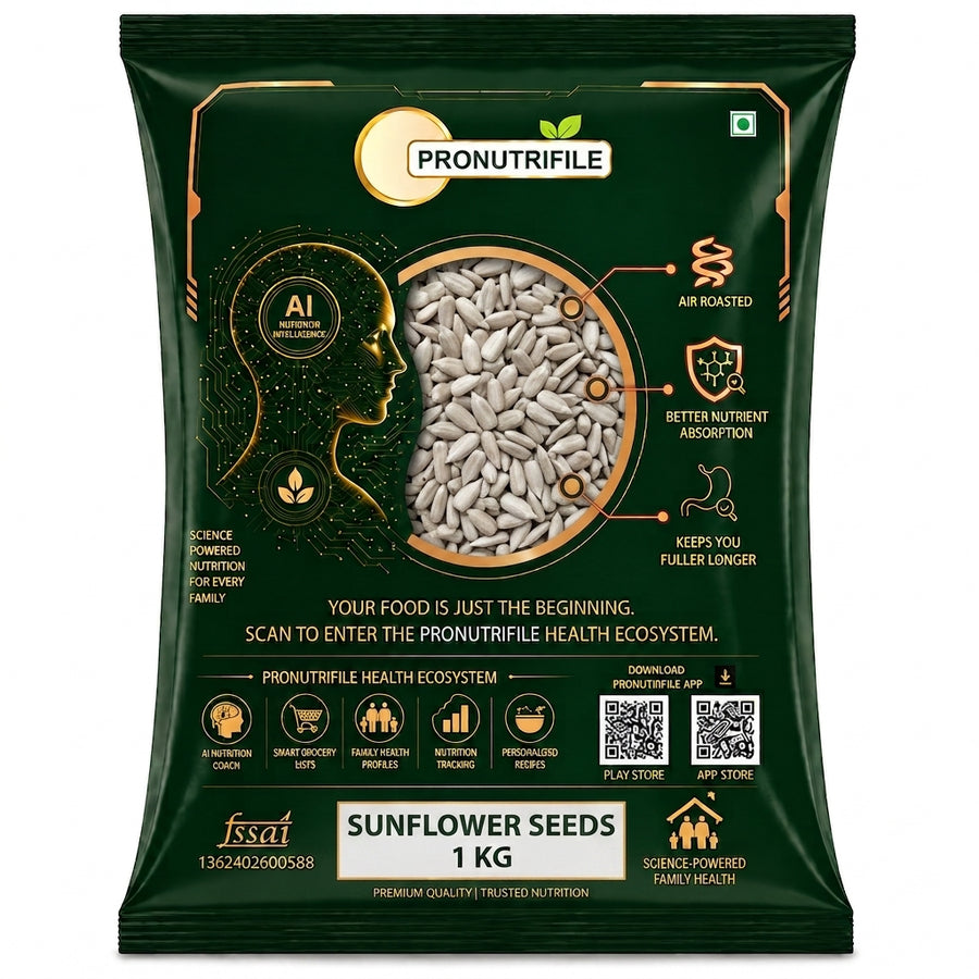 ProNutriFile Raw Premium Sunflower Seeds (Shell-Free)