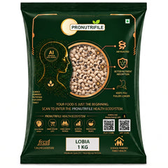 ProNutriFile Premium Lobia (Black-Eyed Peas) | Triple-Washed