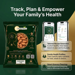 ProNutriFile Premium California Almonds | Raw & Whole