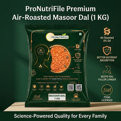 ProNutriFile Premium Split Red Masoor Dal | Triple-Washed