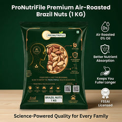 ProNutriFile Whole Premium Brazil Nuts | Rich in Selenium