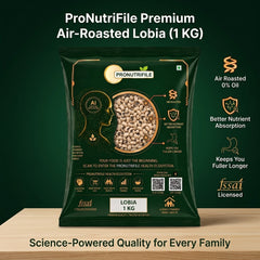 ProNutriFile Premium Lobia (Black-Eyed Peas) | Triple-Washed