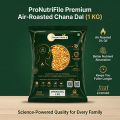 ProNutriFile Premium Chana Dal | Unpolished & Triple-Washed