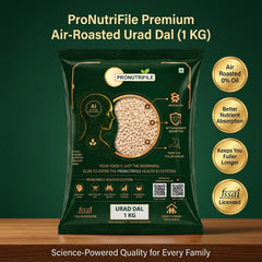 ProNutriFile Premium Split White Urad Dal | Triple-Washed