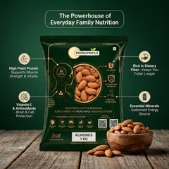 ProNutriFile Premium California Almonds | Raw & Whole