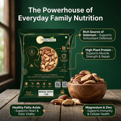ProNutriFile Whole Premium Brazil Nuts | Rich in Selenium