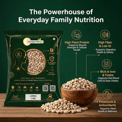 ProNutriFile Premium Lobia (Black-Eyed Peas) | Triple-Washed